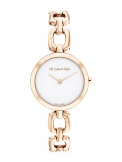 Calvin Klein Women Swiss Jewelry Link Analogue Watch (GOLD)