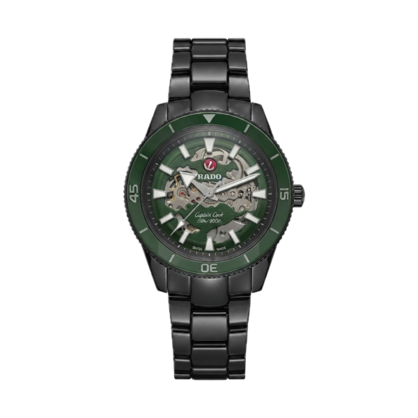 RADO CAPTAIN COOK SKELETON - BLACK GREEN