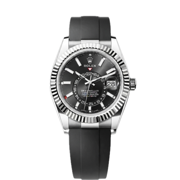 ROLEX SKY DWELLER OYSTERFLEX (SILVER BLACK)