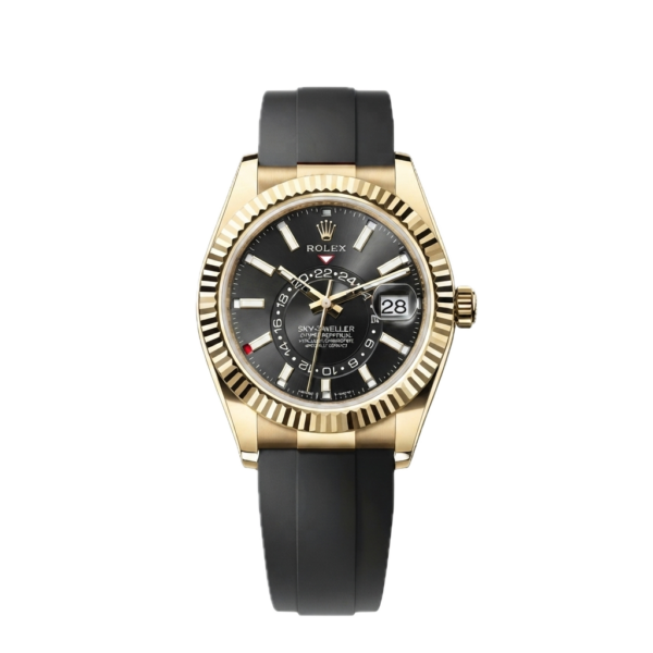 ROLEX SKY DWELLER OYSTERFLEX (GOLD BLACK)