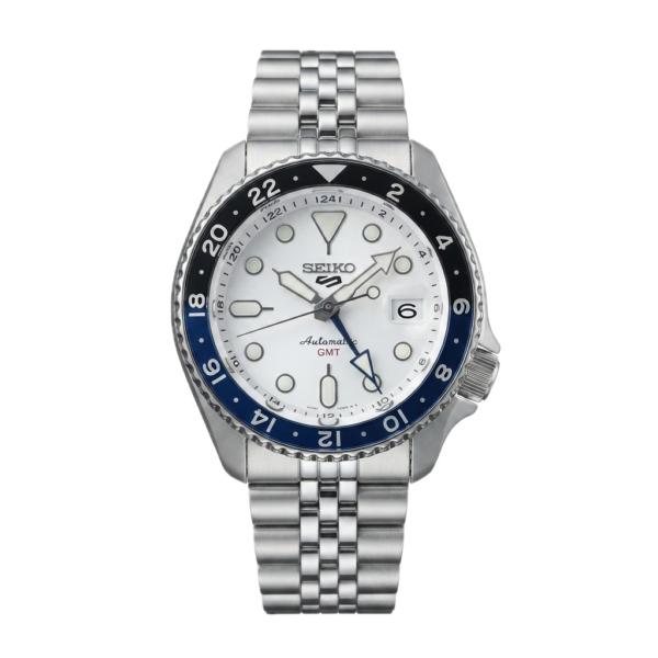 SEIKO GMT WHITE BLUE