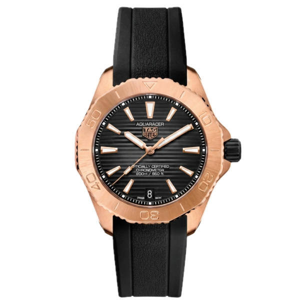 TAG HEUER AQUARACER PROFESSIONAL 200 DATE (TITANIUM GOLD)