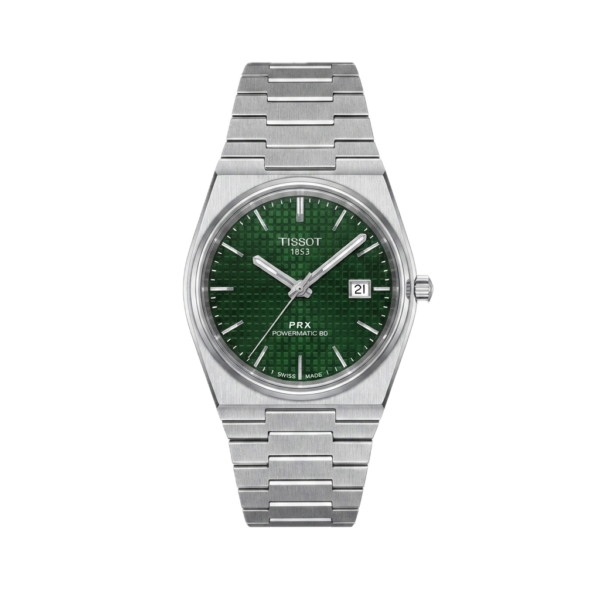 TISSOT PRX 1853 POWERMATIC SILVER BROWN