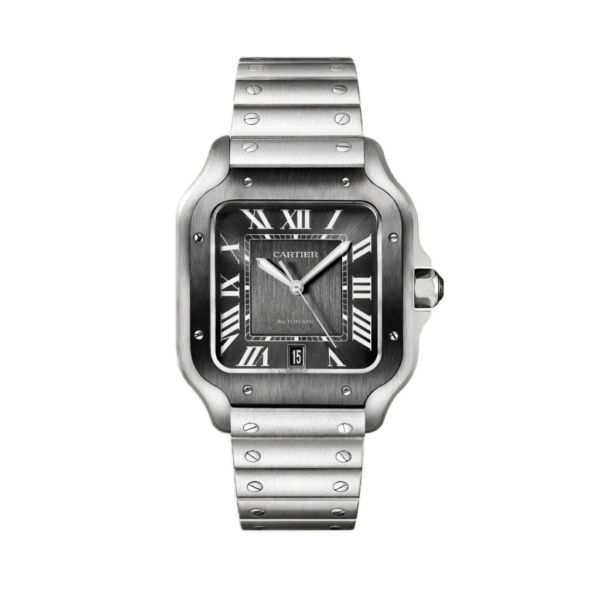 CARTIER SANTOS DE CARTIER WATCH SILVER GREY