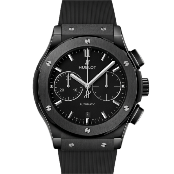 HUBLOT CLASSIC FUSION CRONOGRAPH BLACK MAGIC