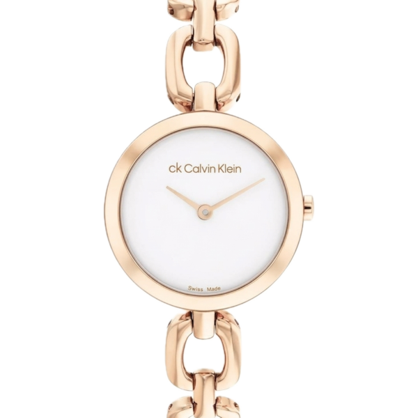 Calvin Klein Women Swiss Jewelry Link Analogue Watch (GOLD)