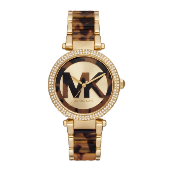MICHAEL KORS PARKER PAVE GOLD TONE