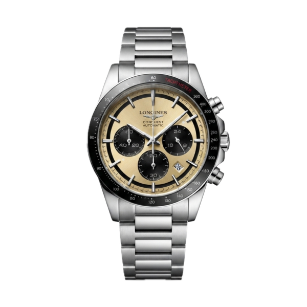 LONGINES CONQUEST CHRONOGRAPH – BEIGE