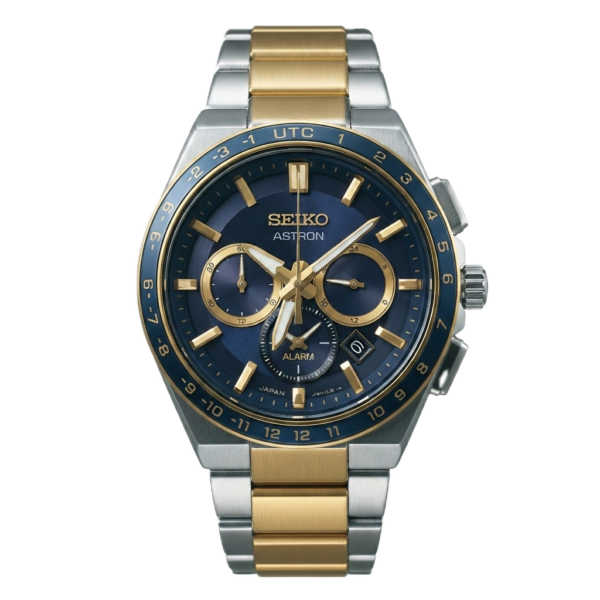 SEIKO ASTRON DUAL TONE GOLD BLUE