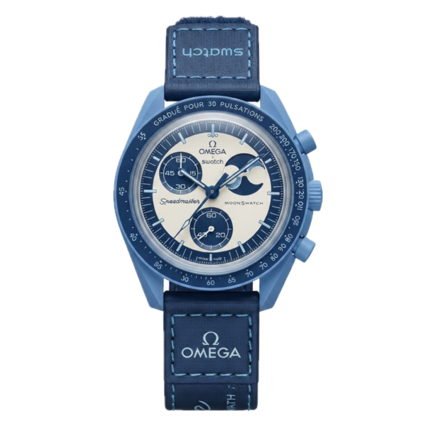 SWATCH X OMEGA BIOCERAMIC MOONSWATCH MISSION TO THE SUPER BLUE MOONPHASE