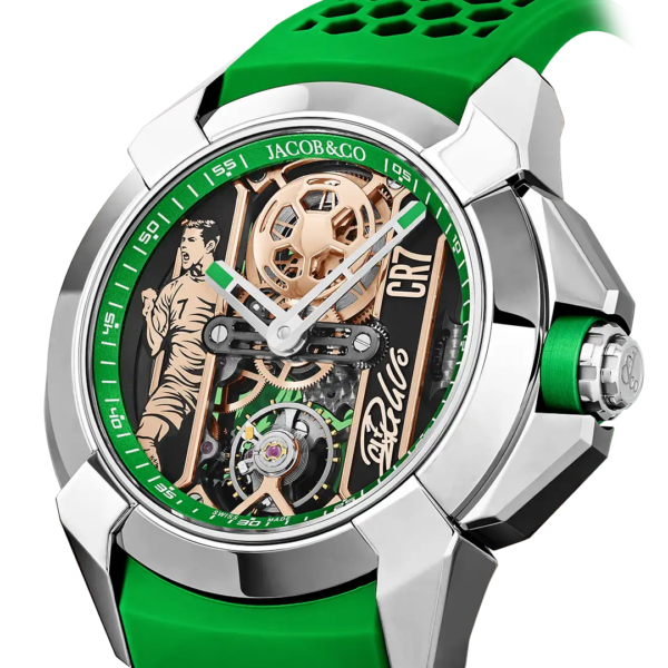 JACOB & CO – CR7 STAINLESS STEEL – GREEN