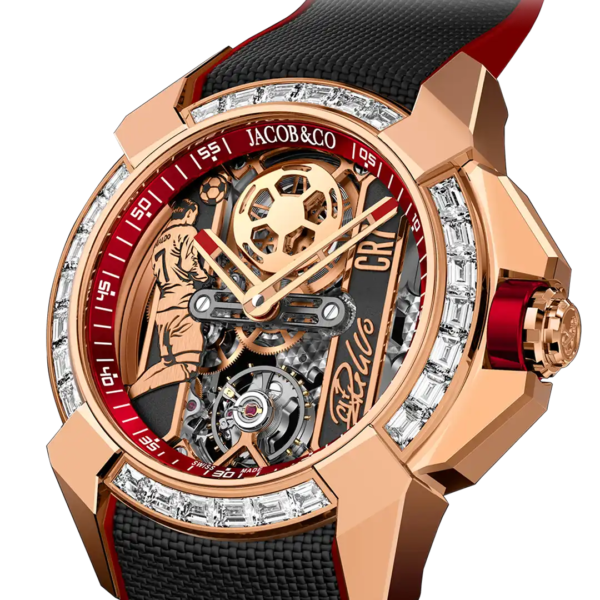 JACOB & CO – CR7 STAINLESS STEEL – ROSE GOLD DAIMOND