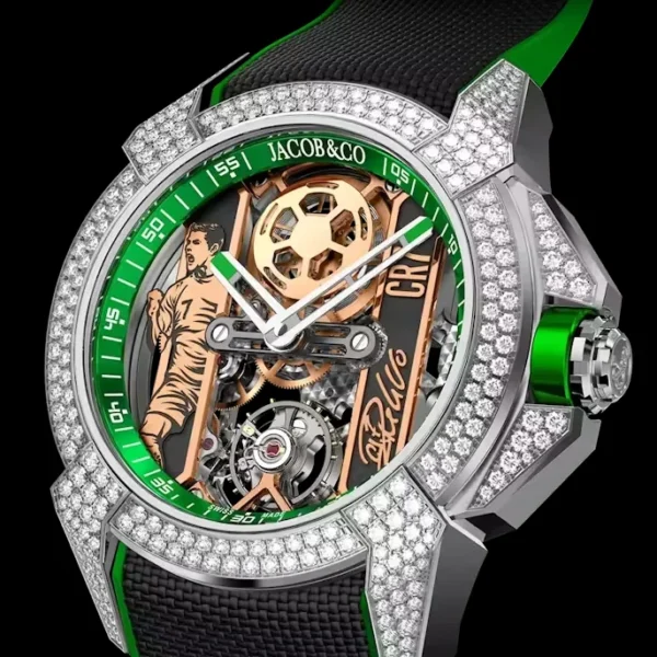 JACOB & CO – CR7 STAINLESS STEEL – SILVER DIAMOND