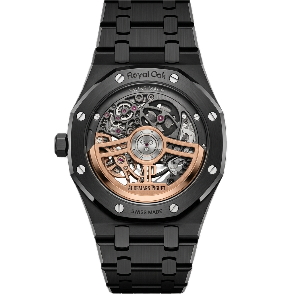 AP - ROYAL OAK DOUBLE BALANCE WHEEL BLACK - Image 2