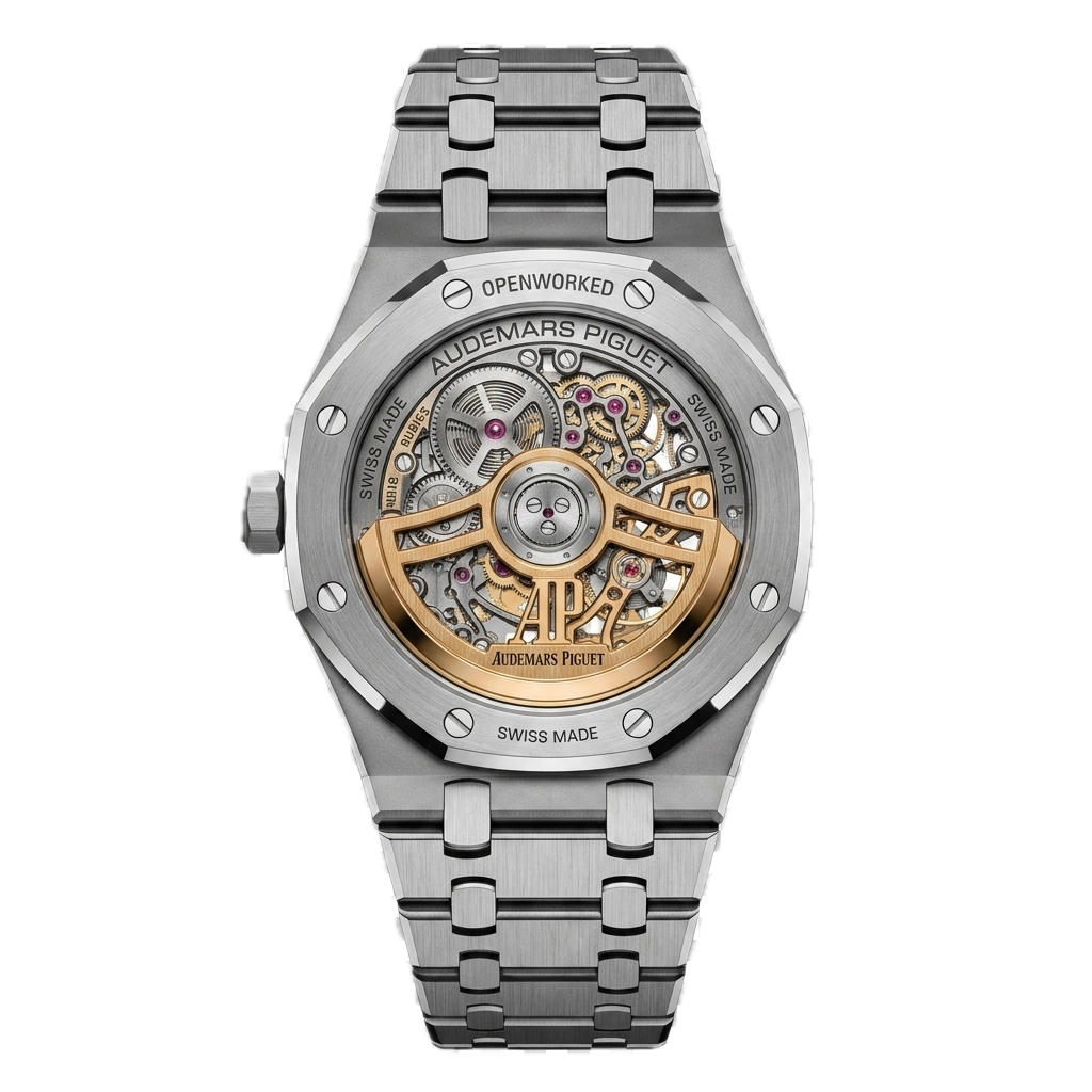 AP - ROYAL OAK DOUBLE BALANCE WHEEL SILVER - Image 2