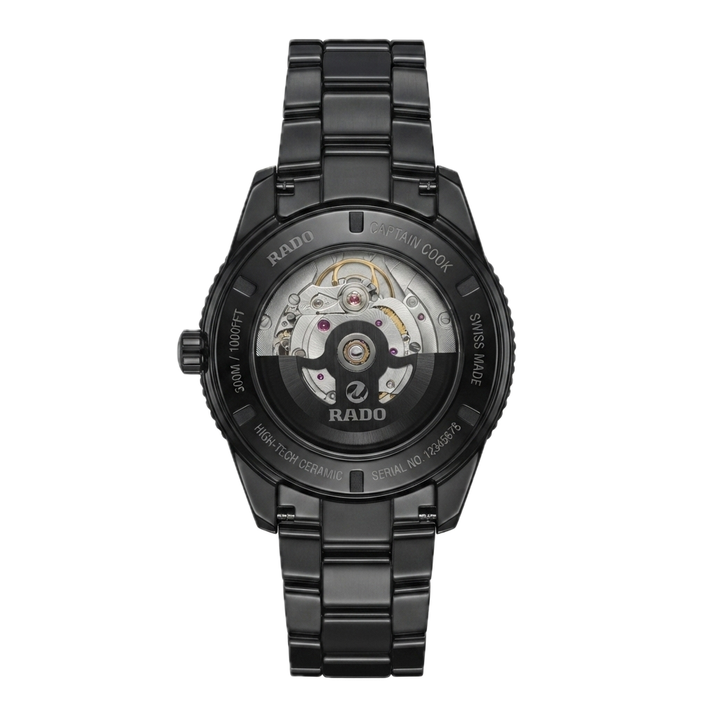 RADO CAPTAIN COOK SKELETON - BLACK SILVER - Image 2