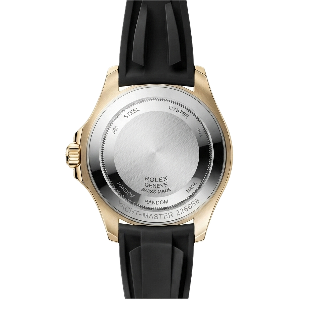 ROLEX YACHT MASTER OYSTER FLEX (GOLD BLACK) - Image 2
