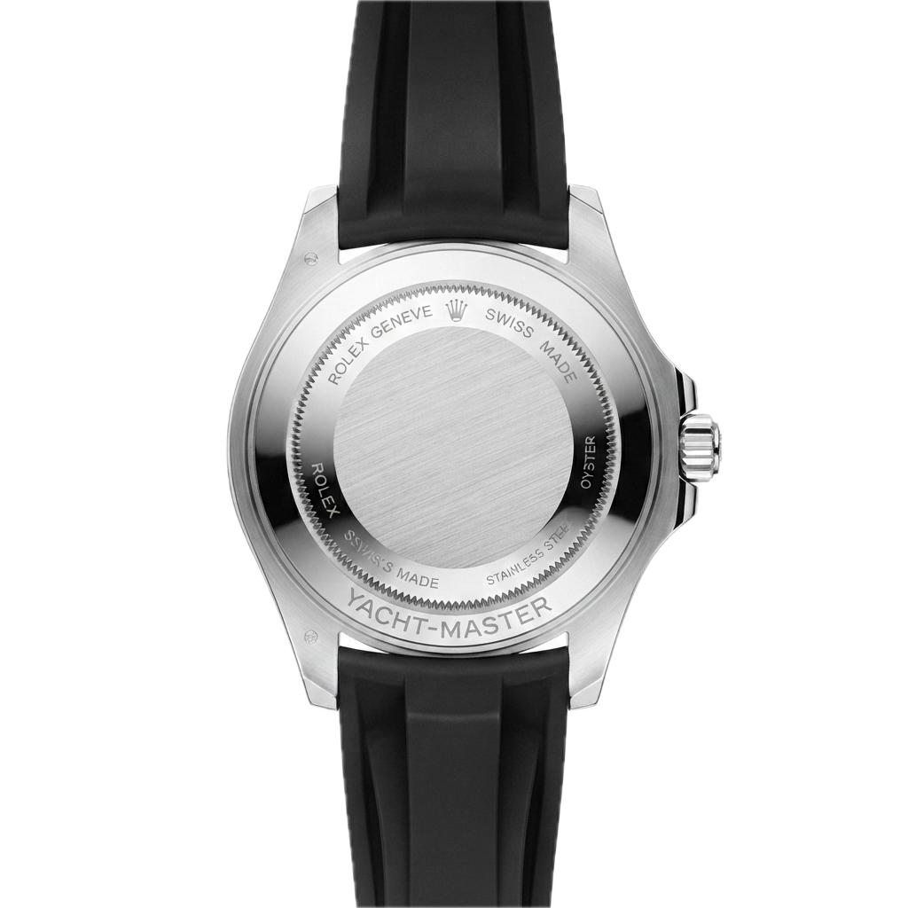 ROLEX YACHT MASTER OYSTER FLEX (BLACK SILVER) - Image 2