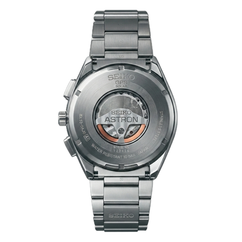 SEIKO ASTRON DUAL TONE SILVER BLUE - Image 2