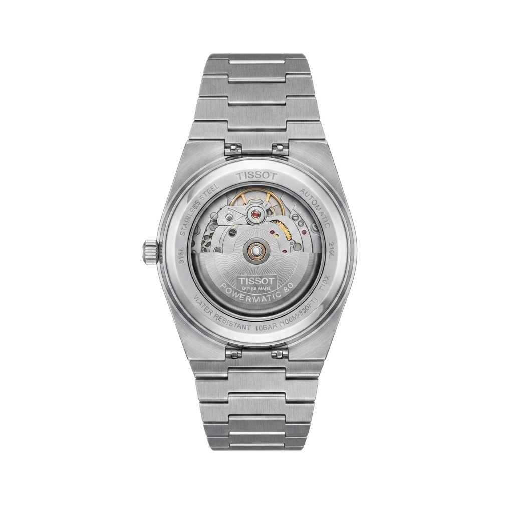 TISSOT PRX 1853 POWERMATIC SILVER BROWN - Image 2