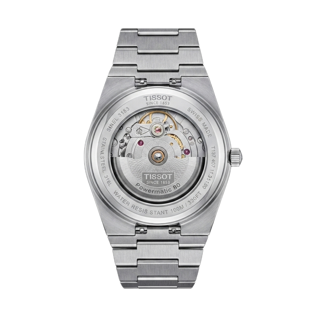 TISSOT PRX 1853 POWERMATIC SILVER BLUE GRADIENT - Image 2