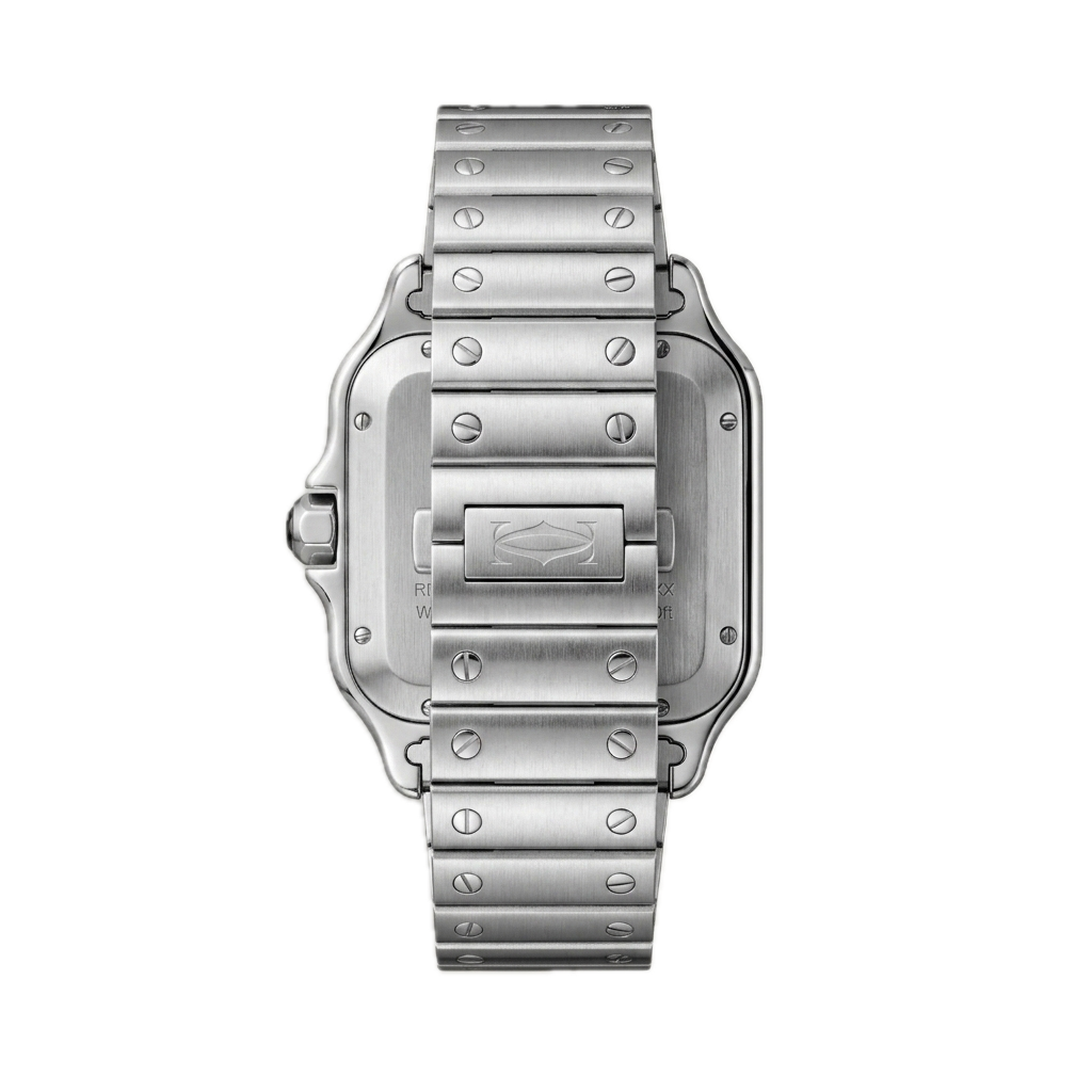 CARTIER SANTOS DE CARTIER WATCH SILVER GREY - Image 2