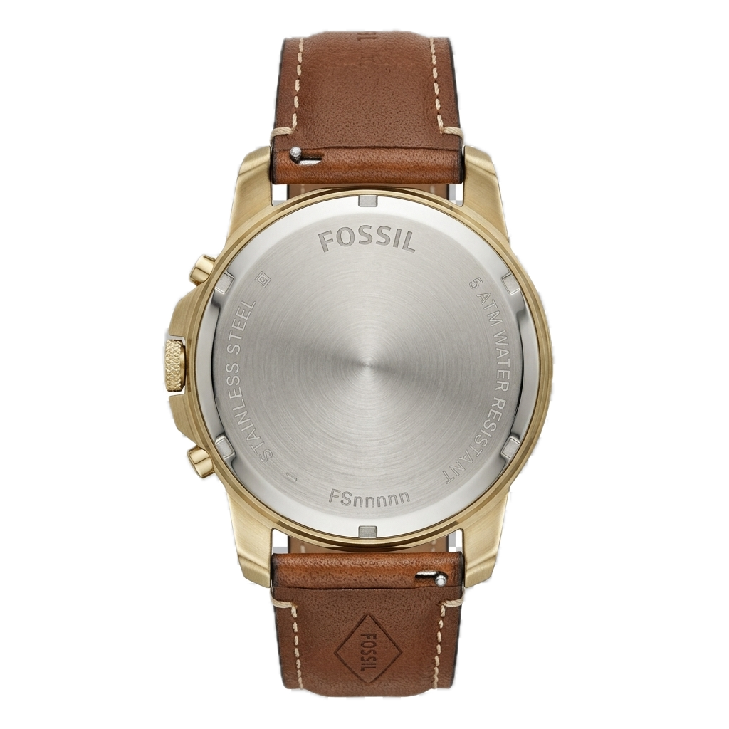FOSSIL GRANT SPORT CRONOGRAPH LUGGAGE LEATHER - Image 2