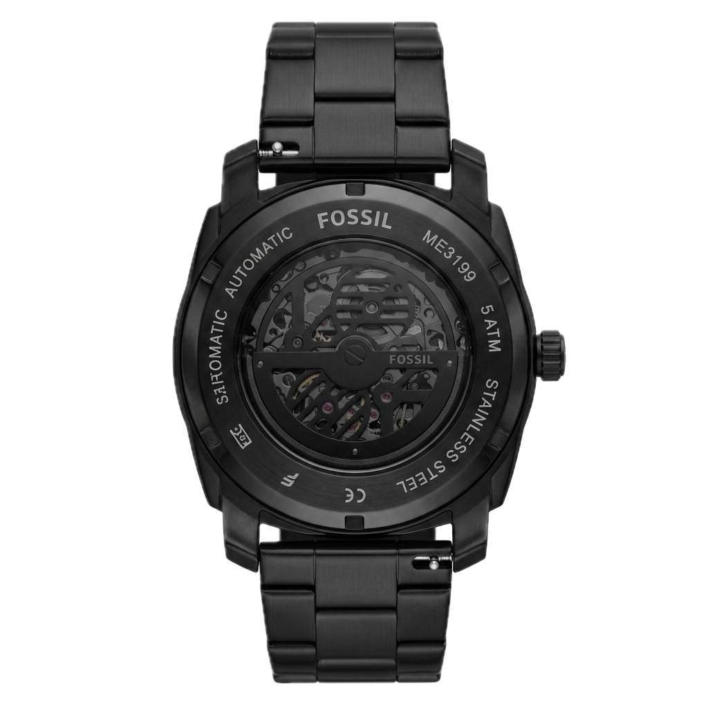 FOSSIL MACHINE AUTOMATIC BLACK STAINLESS STEEL - Image 2