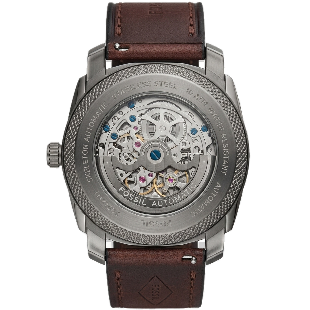 FOSSIL MACHINE AUTOMATIC BROWN LEATHER - Image 2