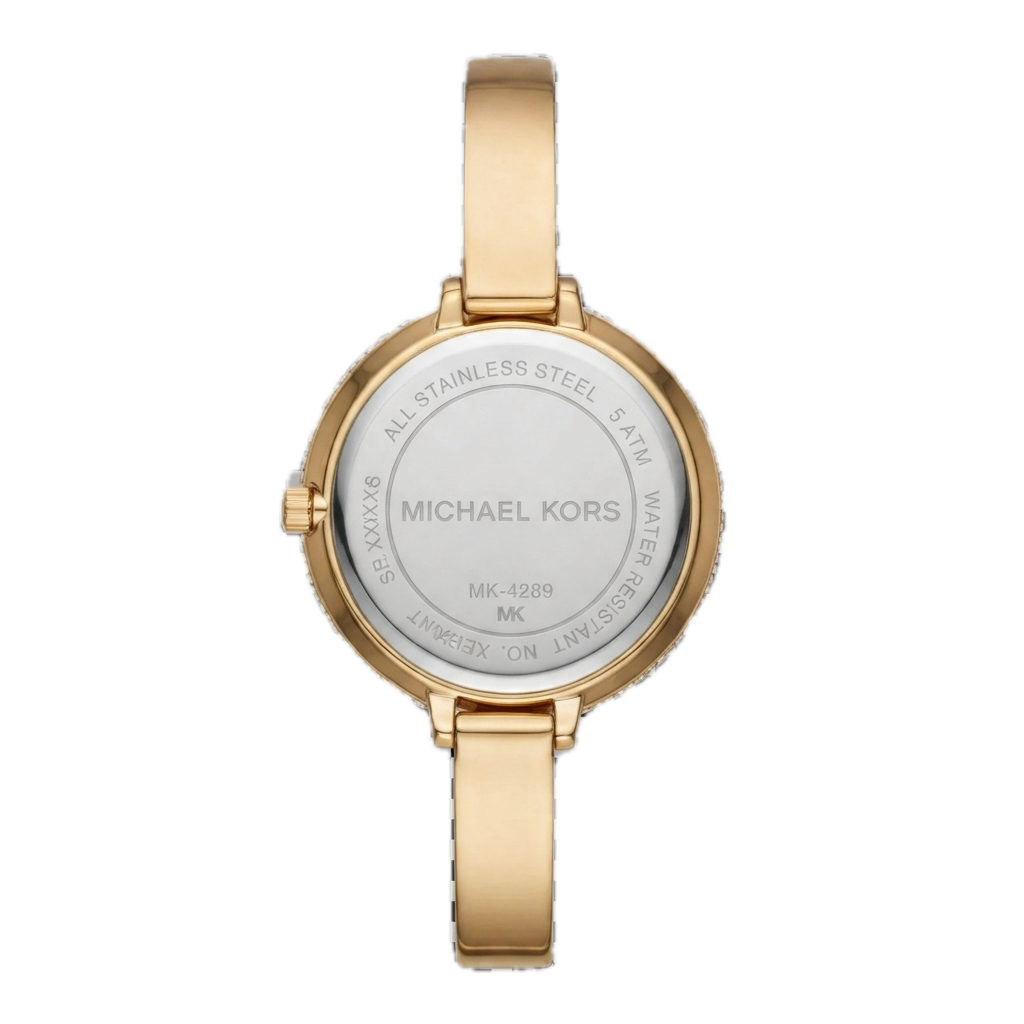 MICHAEL KORS NAIA GOLD-TONE LOGO WATCH - Image 2