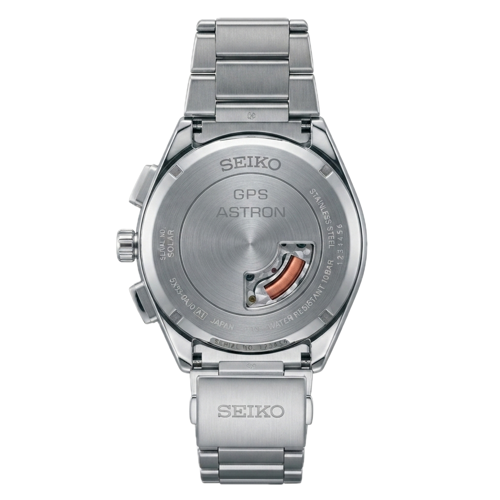 SEIKO ASTRON DUAL TONE SILVER WHITE - Image 2