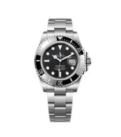 ROLEX SUBMARINER DATE (BLACK - SILVER)