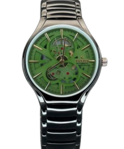 RADO TRUE ROUND AUTOMATIC OPEN HEART - BLACK GREEN