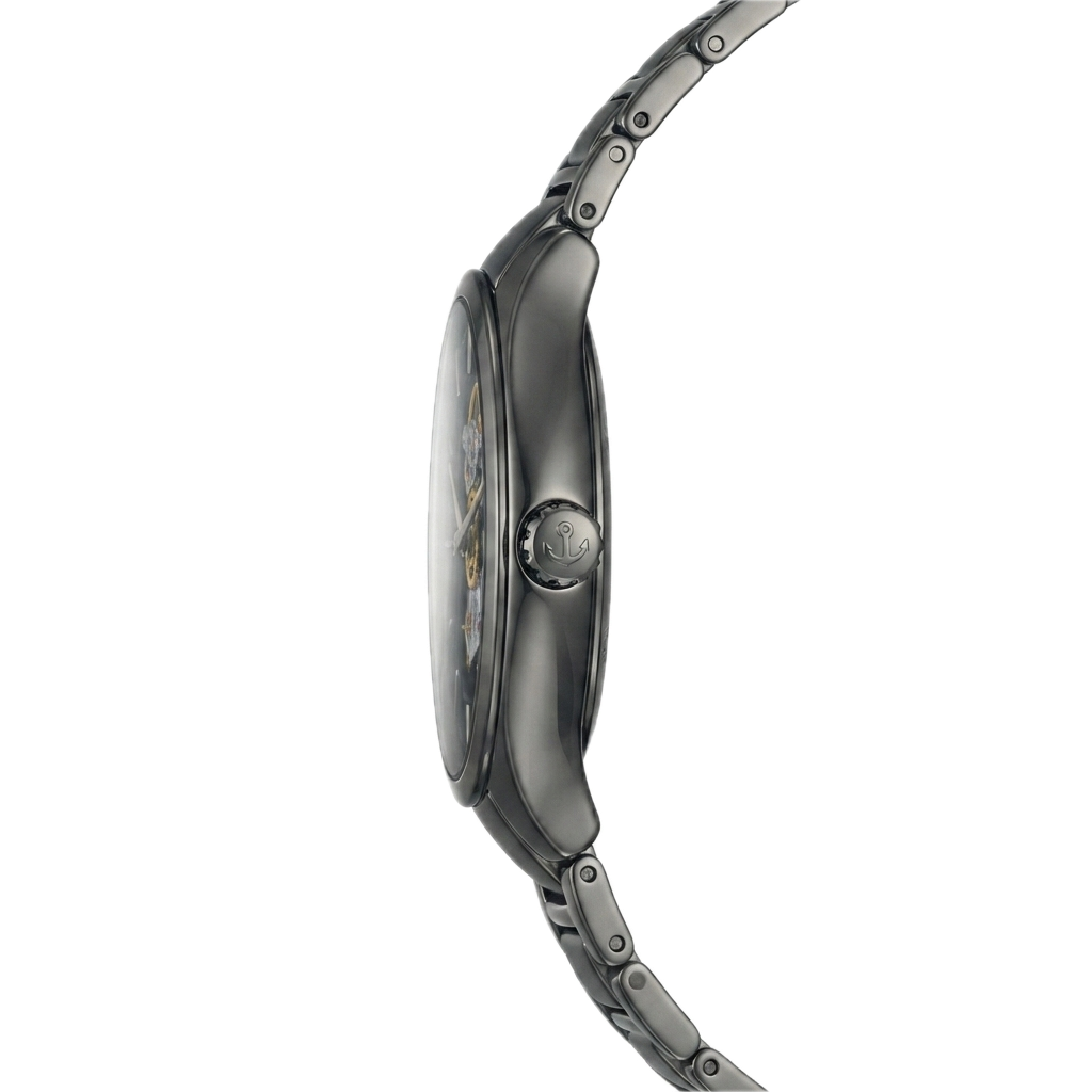 RADO TRUE ROUND AUTOMATIC OPEN HEART - FULL BLACK - Image 3