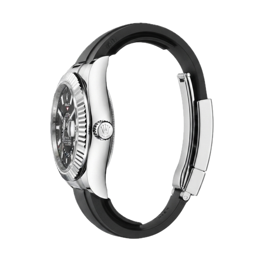 ROLEX SKY DWELLER OYSTERFLEX (SILVER BLACK) - Image 3