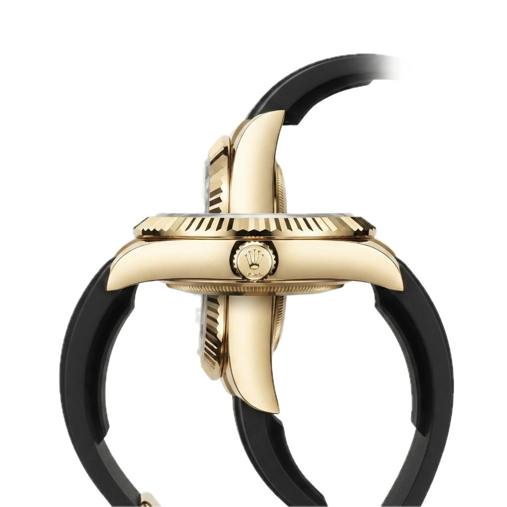 ROLEX SKY DWELLER OYSTERFLEX (GOLD BLACK) - Image 3