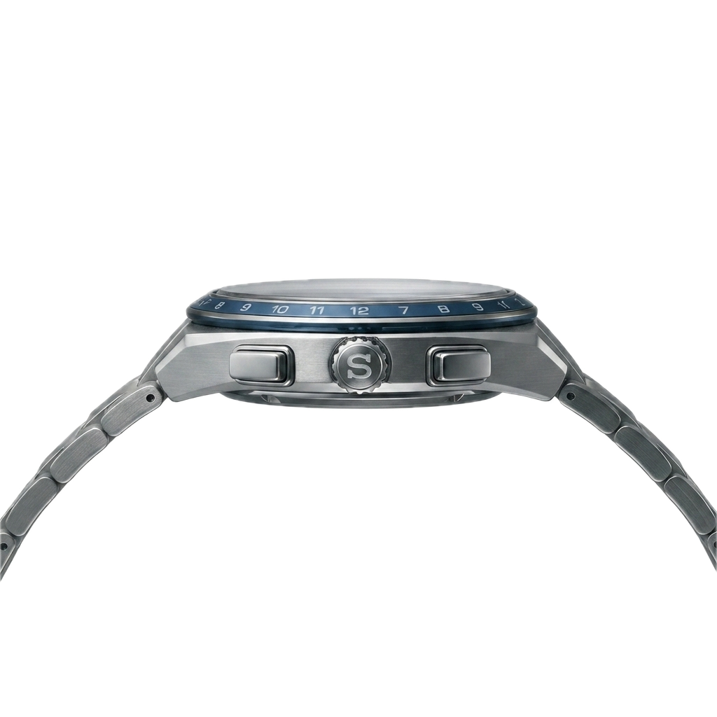 SEIKO ASTRON DUAL TONE SILVER BLUE - Image 3