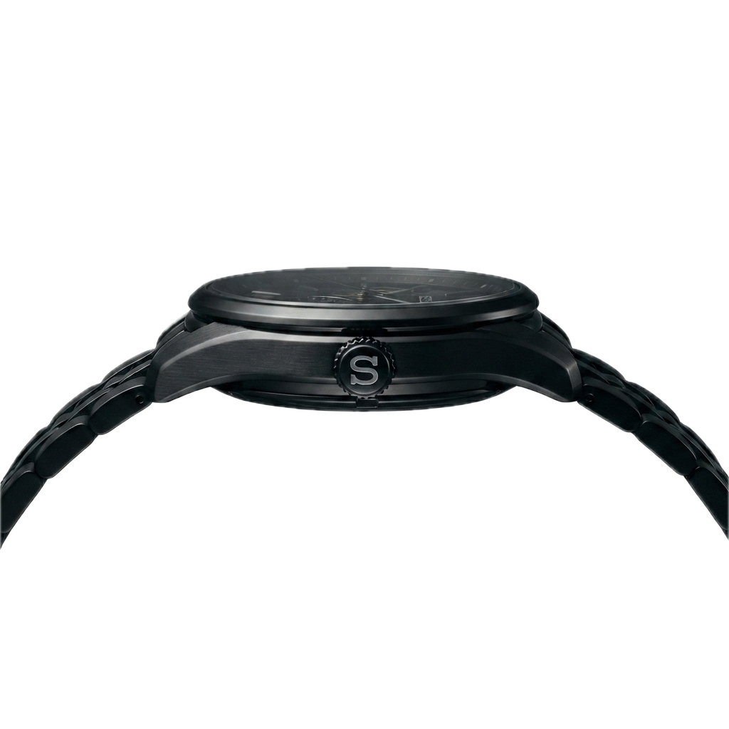 SEIKO PRESAGE AUTOMATIC OPWN HEART BLACK - Image 3