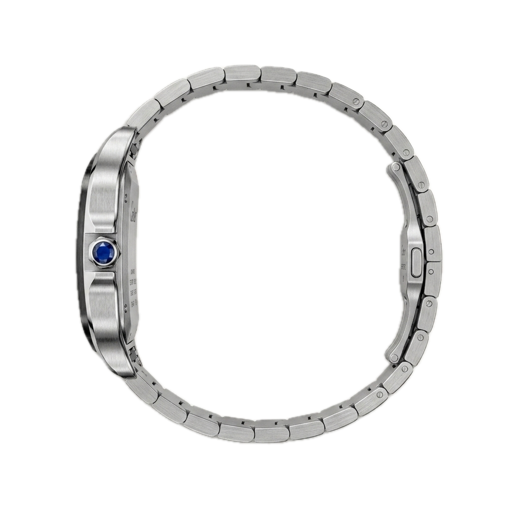 CARTIER SANTOS DE CARTIER WATCH SILVER GREY - Image 3