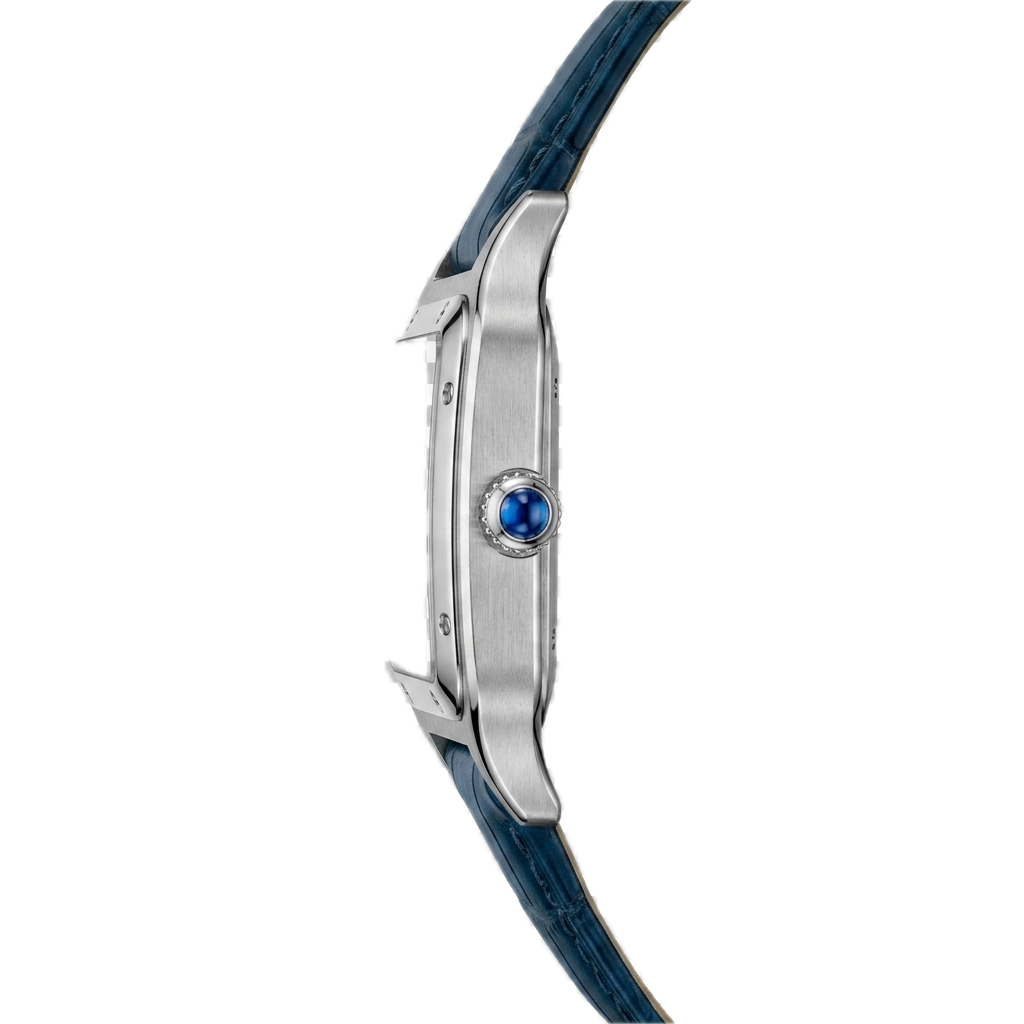 CARTIER SANTOS-DUMONT WATCH BLUE - Image 3