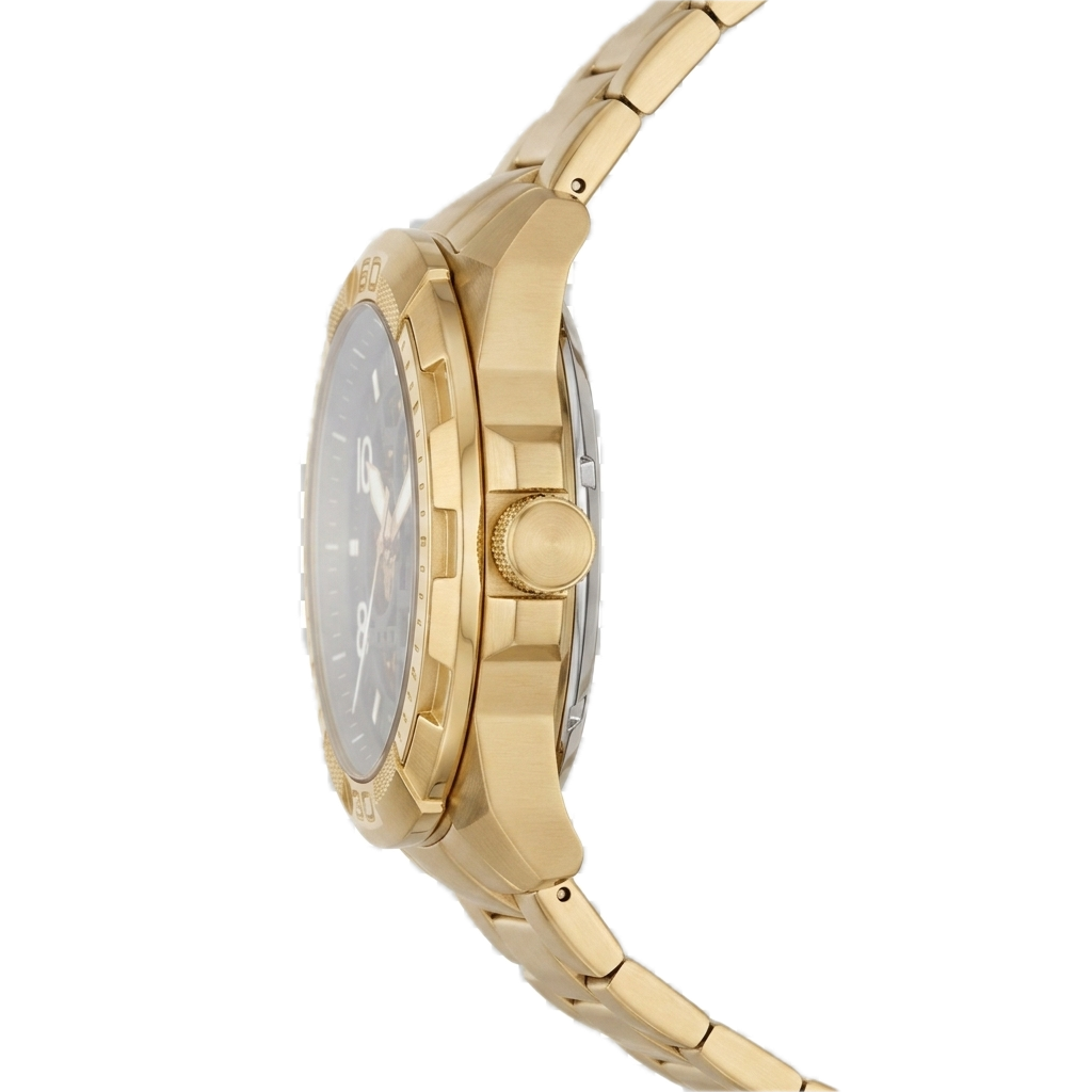 FOSSIL BROWNSMAN AUTOMATIC GOLD TONE STAINLESS STEEL - Image 3
