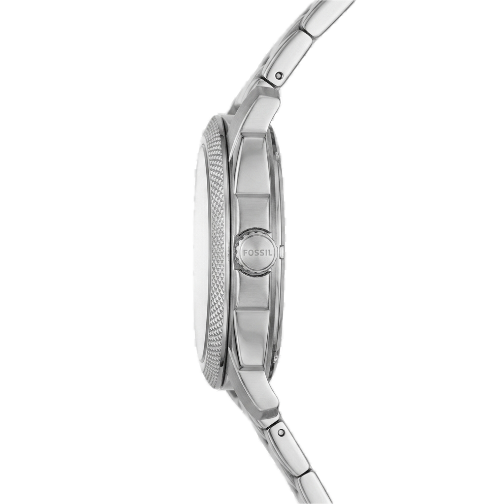 FOSSIL MACHINE AUTOMATIC SILVER STAINLESS STEEL - Image 3