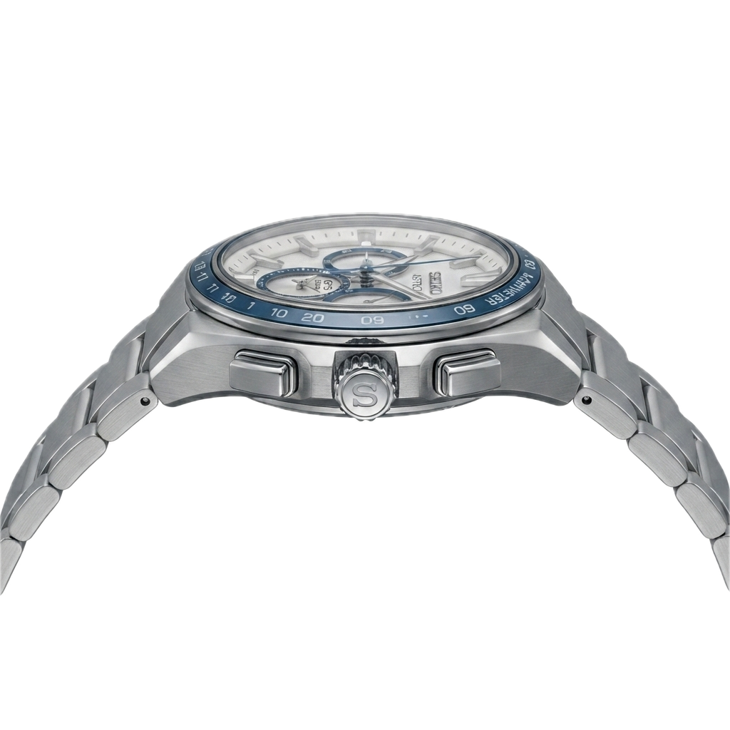 SEIKO ASTRON DUAL TONE SILVER WHITE - Image 3