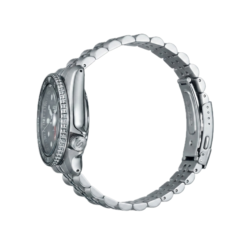SEIKO GMT BLACK GREY - Image 3
