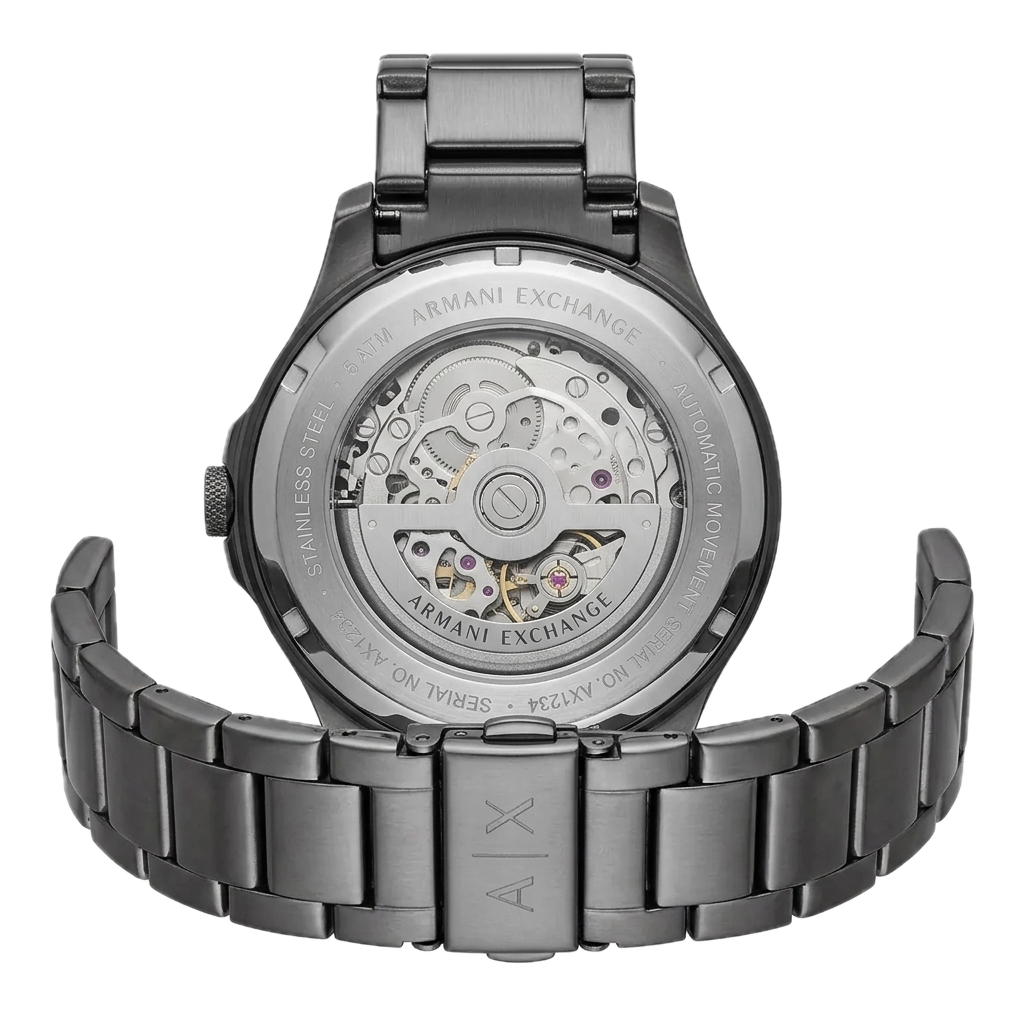 Armani Exchange Gun-Metal Watch AX2417 - Image 3