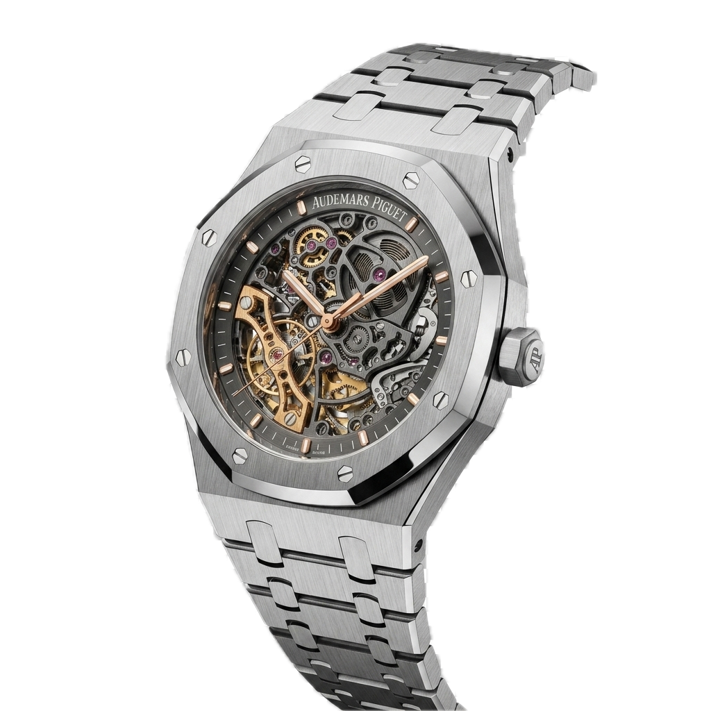 AP - ROYAL OAK DOUBLE BALANCE WHEEL SILVER - Image 4