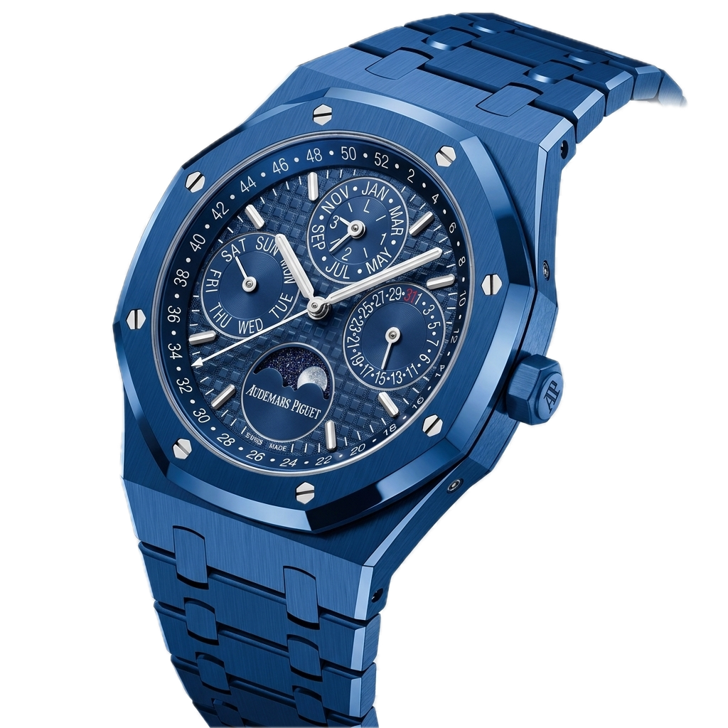 AP - ROYAL OAK PERPETUAL CALENDAR BLUE - Image 4