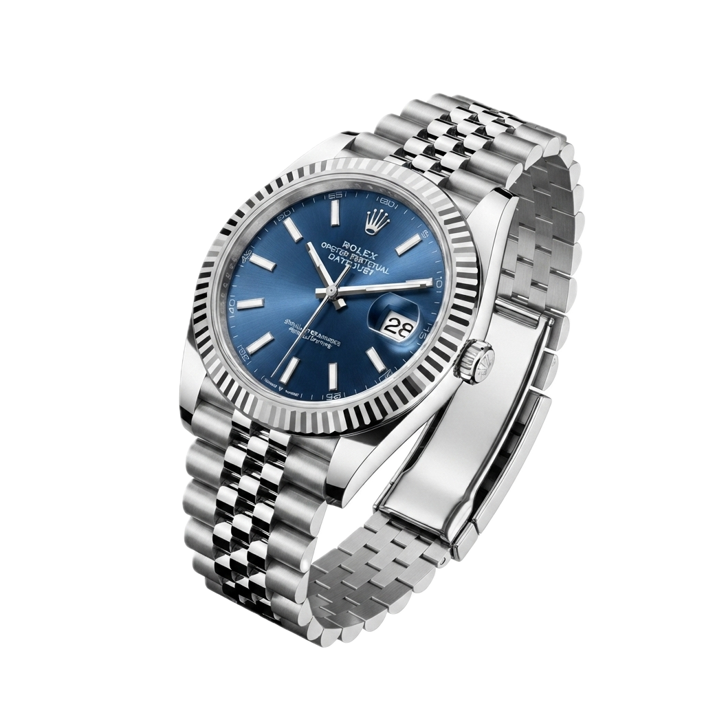 ROLEX DATE JUST (SILVER BLUE) - VIRAT KOHLI - Image 4
