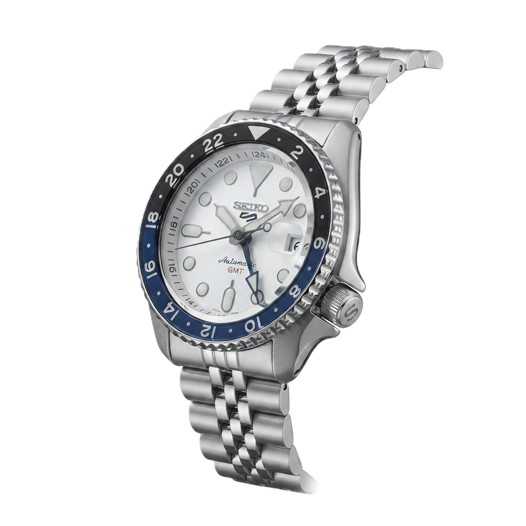 SEIKO GMT WHITE BLUE - Image 4