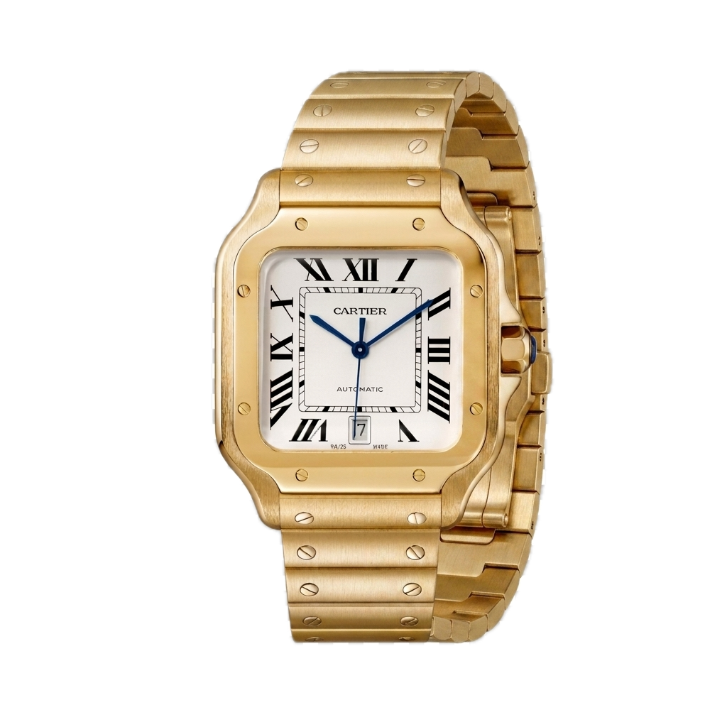 CARTIER SANTOS DE CARTIER WATCH GOLD - Image 4
